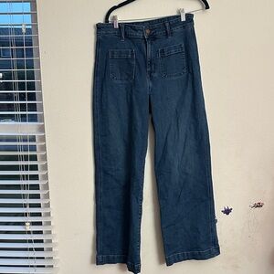 Wide leg jeans